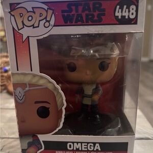 Funko Pop! Star Wars Omega Figure - Black, White, Red